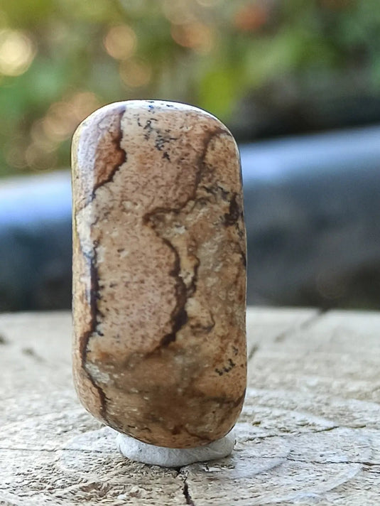 Jaspe paysage d’Uruguay pierre roulée Grade A++++ Jaspe paysage pierre roulée