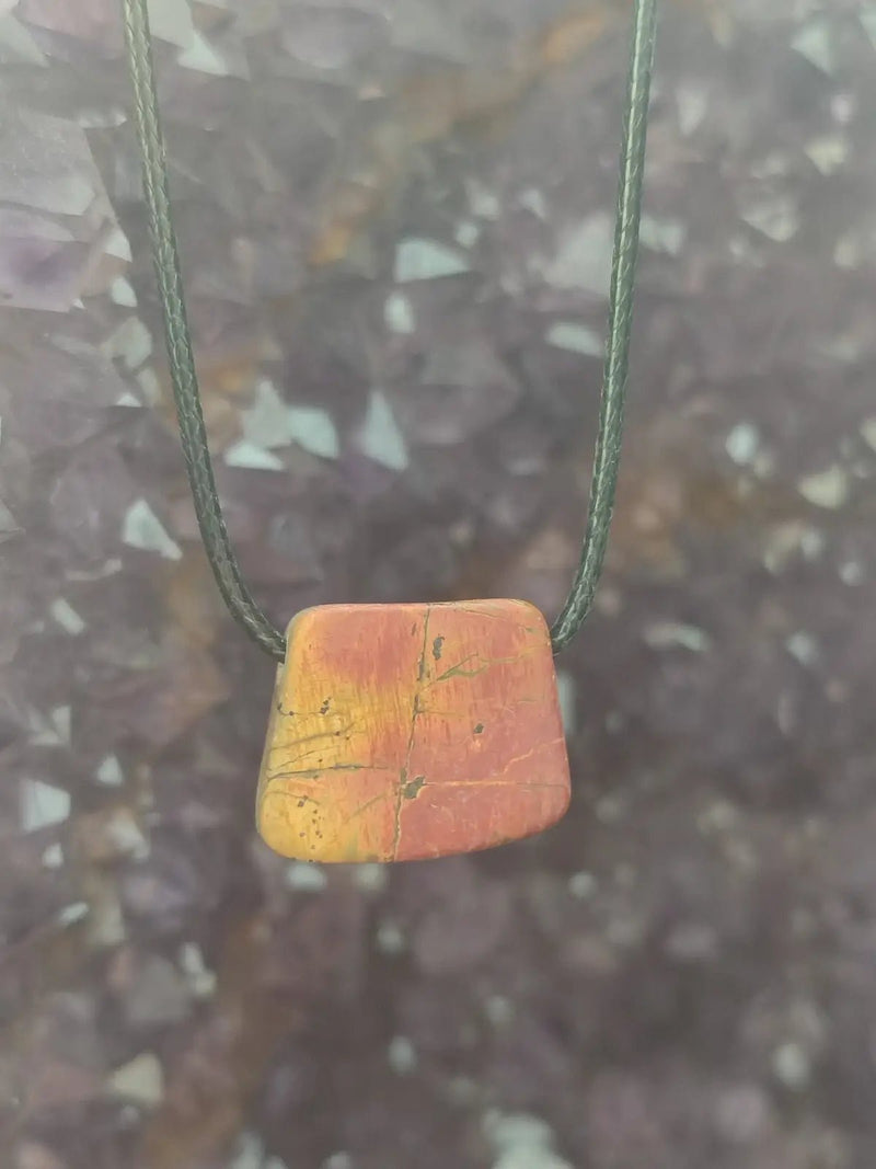 Chargez l&#39;image dans la visionneuse de la galerie, Jaspe Picasso du Mexique - Cabochon Pendentif - Grade Premium Jaspe Picasso pendentif
