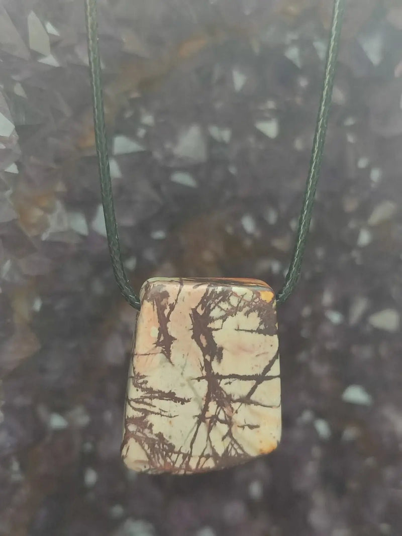 Load image into Gallery viewer, Jaspe Picasso du Mexique - Cabochon Pendentif - Grade Premium Jaspe Picasso pendentif
