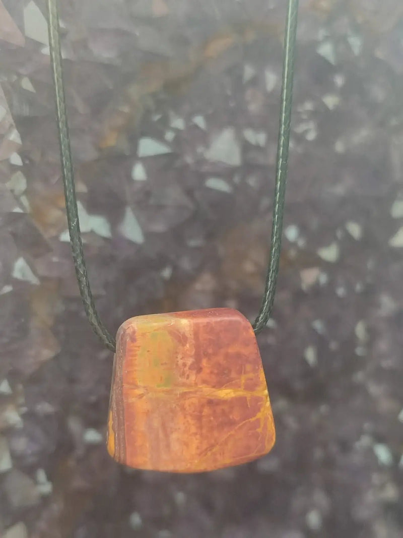 Chargez l&#39;image dans la visionneuse de la galerie, Jaspe Picasso du Mexique - Cabochon Pendentif - Grade Premium Jaspe Picasso pendentif
