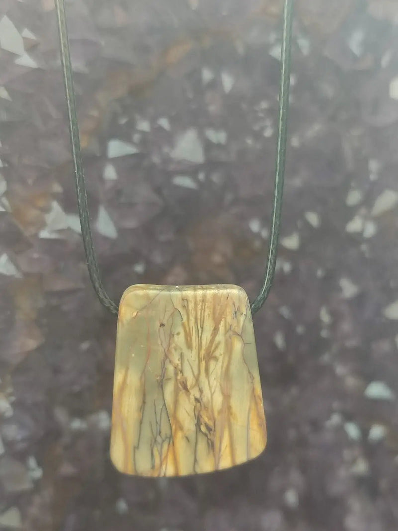 Chargez l&#39;image dans la visionneuse de la galerie, Jaspe Picasso du Mexique - Cabochon Pendentif - Grade Premium Jaspe Picasso pendentif
