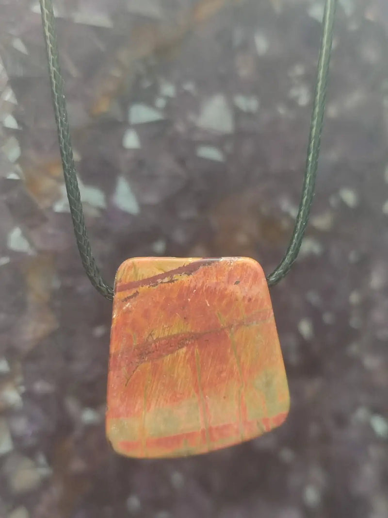 Chargez l&#39;image dans la visionneuse de la galerie, Jaspe Picasso du Mexique - Cabochon Pendentif - Grade Premium Jaspe Picasso pendentif
