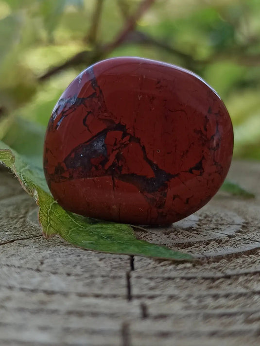 Jaspe rouge du Brésil pierre roulée Grade A++++j Jaspe rouge du Brésil pierre roulée