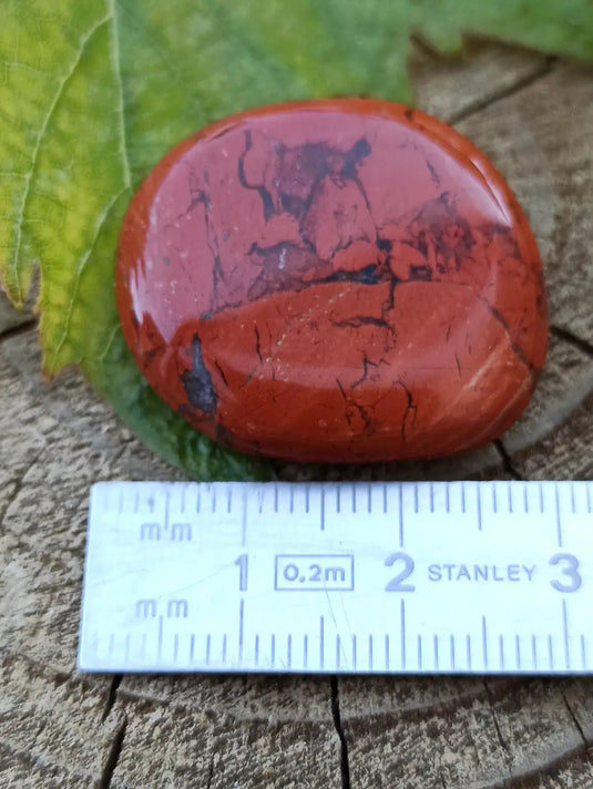 Jaspe rouge du Brésil pierre roulée Grade A++++j Jaspe rouge du Brésil pierre roulée