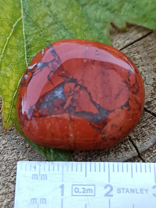 Jaspe rouge du Brésil pierre roulée Grade A++++j Jaspe rouge du Brésil pierre roulée