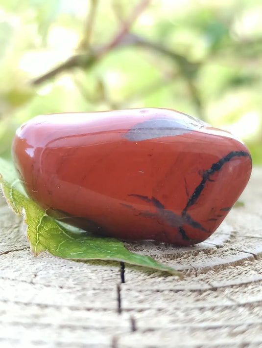 Jaspe rouge du Brésil pierre roulée Grade A++++ Jaspe rouge du Brésil pierre roulée