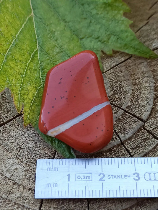 Jaspe rouge du Brésil pierre roulée Grade A++++ Jaspe rouge du Brésil pierre roulée