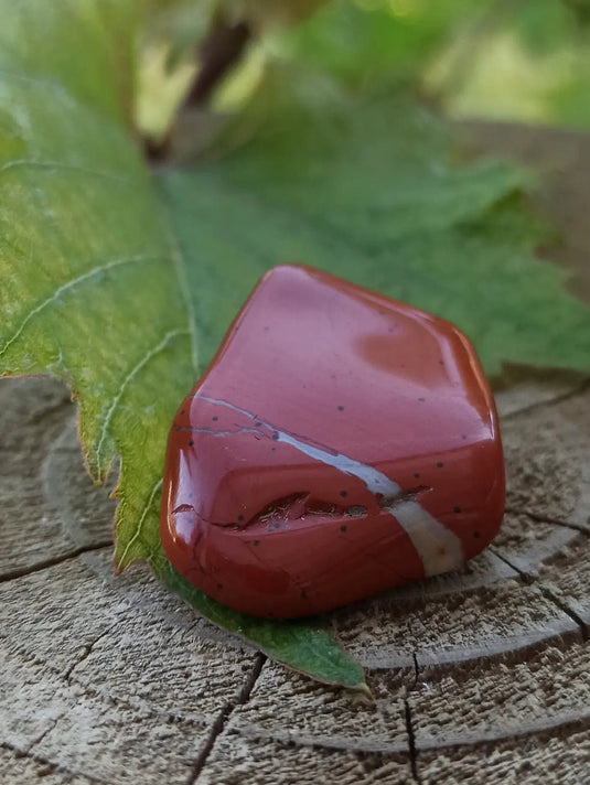 Jaspe rouge du Brésil pierre roulée Grade A++++ Jaspe rouge du Brésil pierre roulée