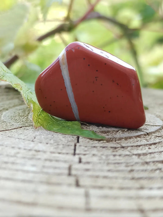 Jaspe rouge du Brésil pierre roulée Grade A++++ Jaspe rouge du Brésil pierre roulée