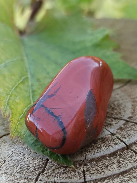 Jaspe rouge du Brésil pierre roulée Grade A++++ Jaspe rouge du Brésil pierre roulée