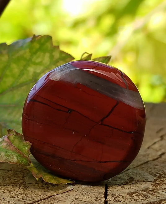 Jaspe rouge du Brésil pierre roulée Grade A++++ Jaspe rouge du Brésil pierre roulée