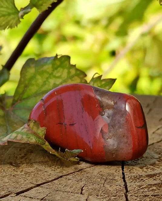Jaspe rouge du Brésil pierre roulée Grade A++++ Jaspe rouge du Brésil pierre roulée