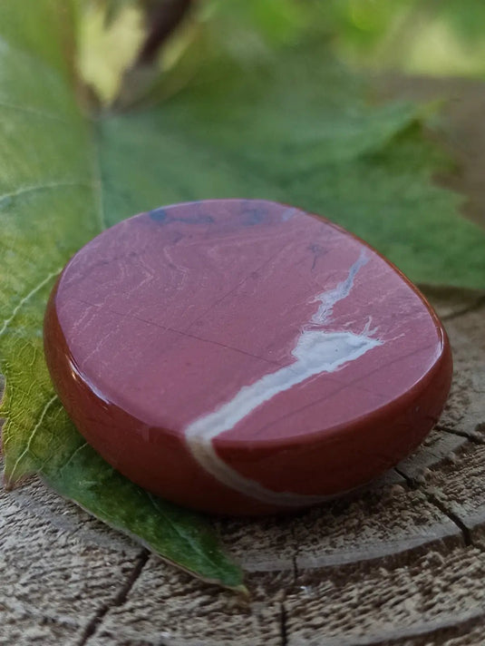 Jaspe rouge du Brésil pierre roulée Grade A++++ Jaspe rouge du Brésil pierre roulée