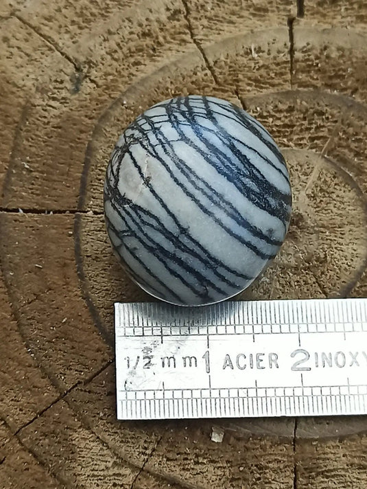 Jaspe toile d’araignée d’Autriche pierre roulée Grade A++++ Jaspe toile d’araignée