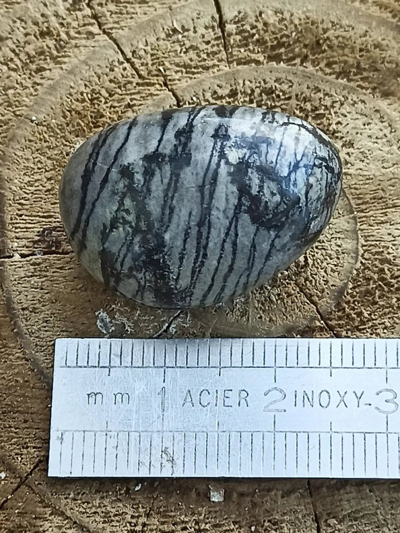 Load image into Gallery viewer, Jaspe toile d’araignée d’Autriche pierre roulée Grade A++++ Jaspe toile d’araignée
