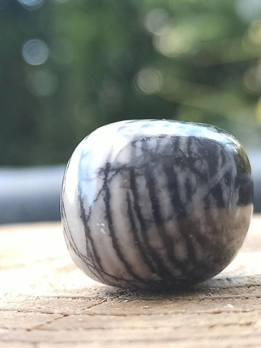 Jaspe toile d’araignée d’Autriche pierre roulée Grade A++++ Jaspe toile d’araignée