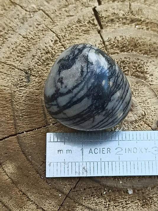 Jaspe toile d’araignée d’Autriche pierre roulée Grade A++++ Jaspe toile d’araignée