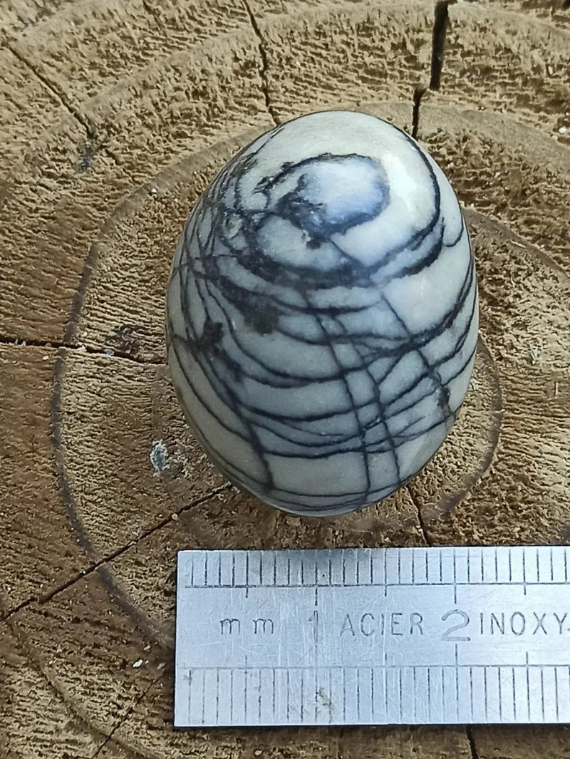 Load image into Gallery viewer, Jaspe toile d’araignée d’Autriche pierre roulée Grade A++++ Jaspe toile d’araignée
