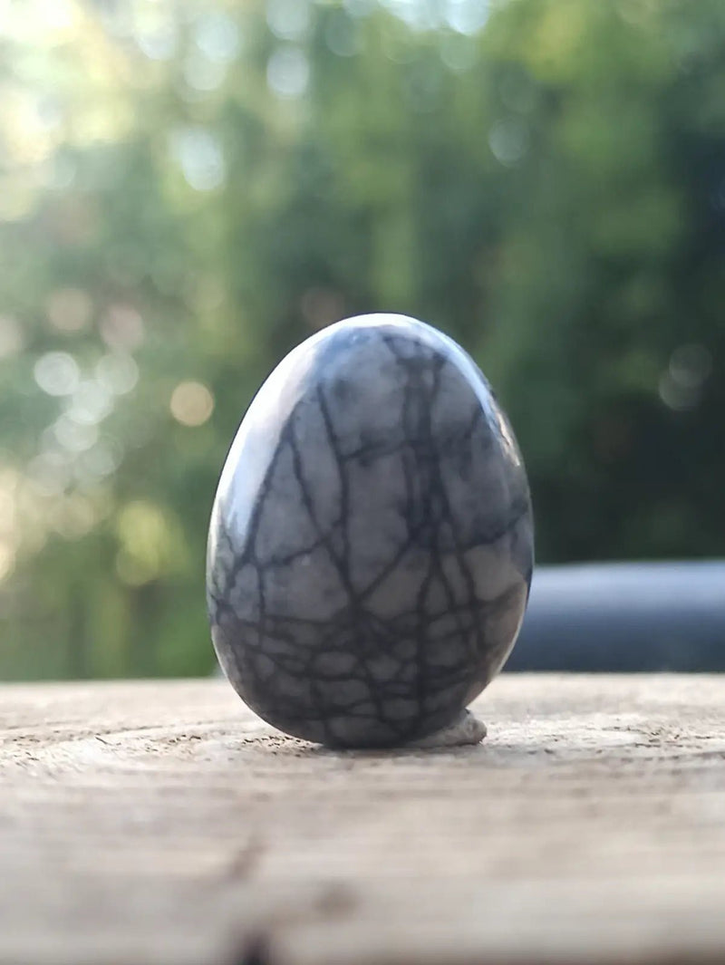 Load image into Gallery viewer, Jaspe toile d’araignée d’Autriche pierre roulée Grade A++++ Jaspe toile d’araignée
