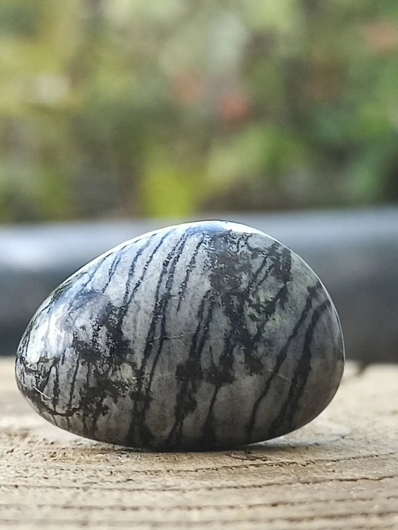 Load image into Gallery viewer, Jaspe toile d’araignée d’Autriche pierre roulée Grade A++++ Jaspe toile d’araignée
