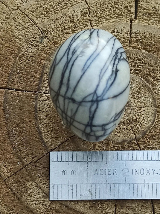 Jaspe toile d’araignée d’Autriche pierre roulée Grade A++++ Jaspe toile d’araignée