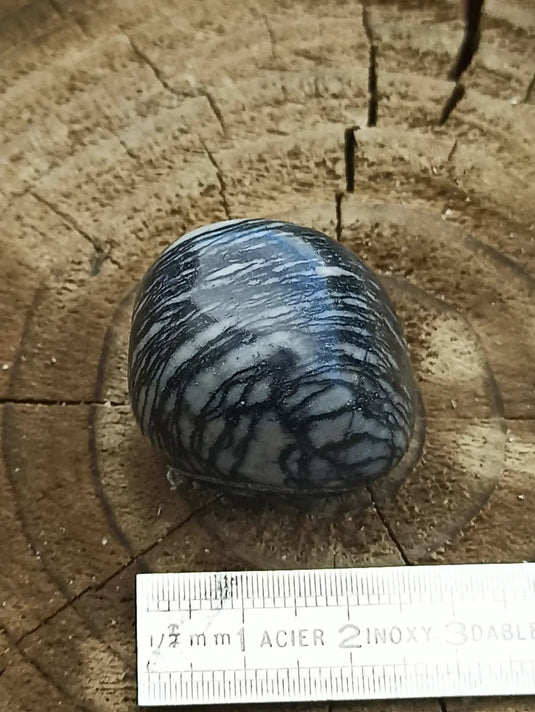 Jaspe toile d’araignée d’Autriche pierre roulée Grade A++++ Jaspe toile d’araignée