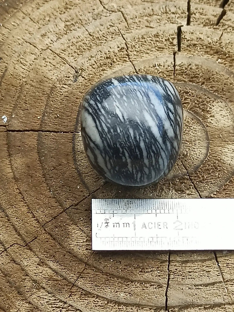 Load image into Gallery viewer, Jaspe toile d’araignée d’Autriche pierre roulée Grade A++++ Jaspe toile d’araignée
