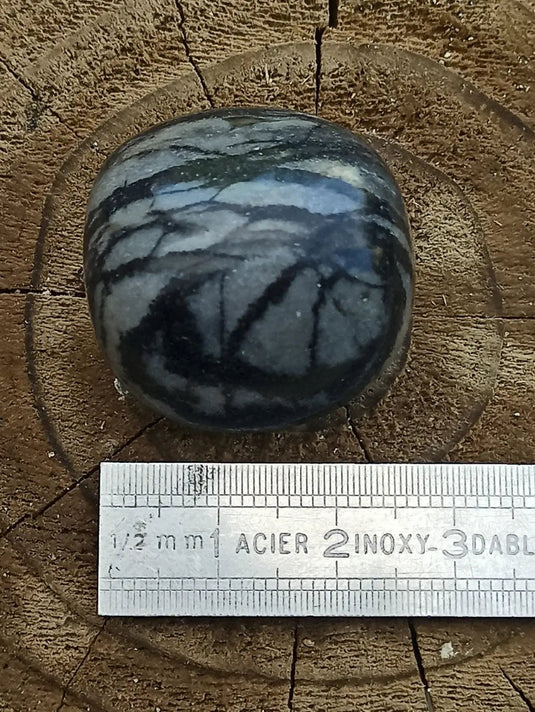 Jaspe toile d’araignée d’Autriche pierre roulée Grade A++++ Jaspe toile d’araignée