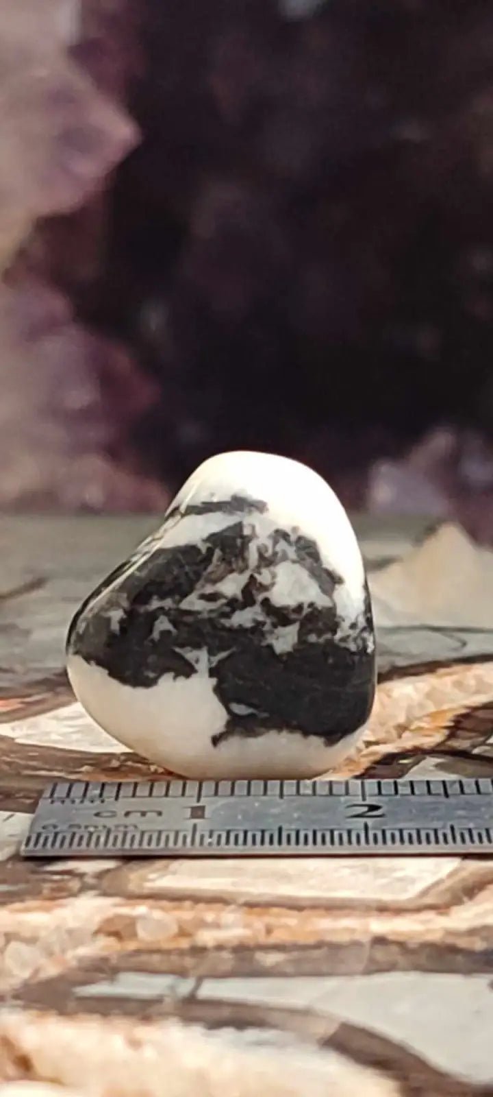 Chargez l'image dans la visionneuse de la galerie, Jaspe zébré du Brésil pierre roulée Grade A++++
