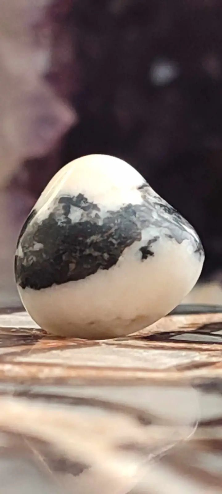 Chargez l'image dans la visionneuse de la galerie, Jaspe zébré du Brésil pierre roulée Grade A++++
