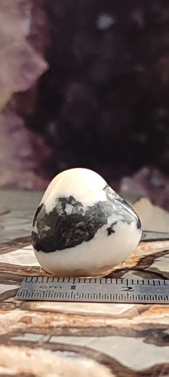 Chargez l'image dans la visionneuse de la galerie, Jaspe zébré du Brésil pierre roulée Grade A++++
