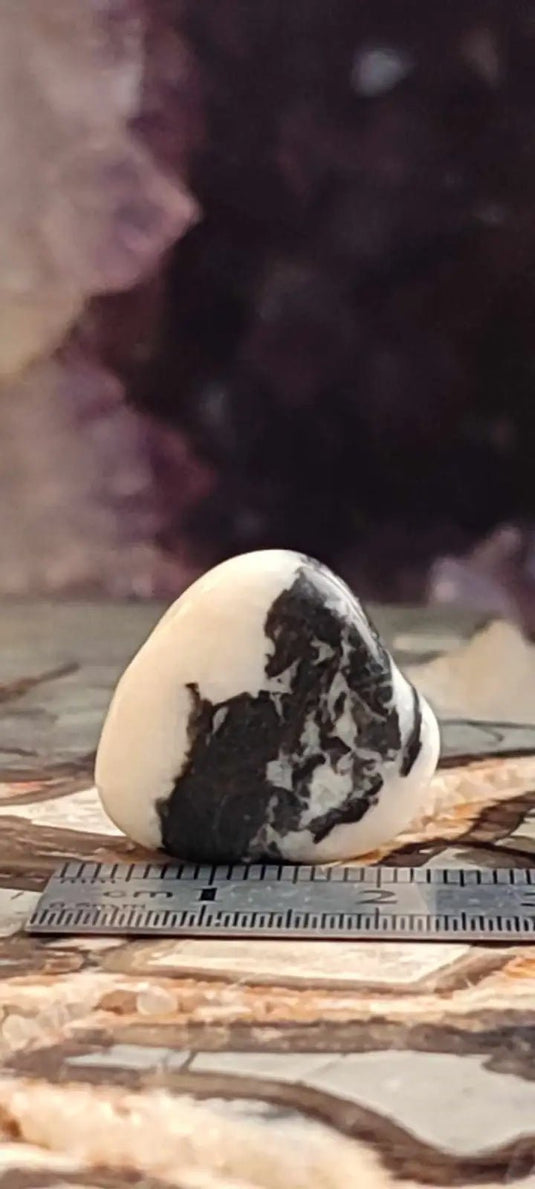 Jaspe zébré du Brésil pierre roulée Grade A++++