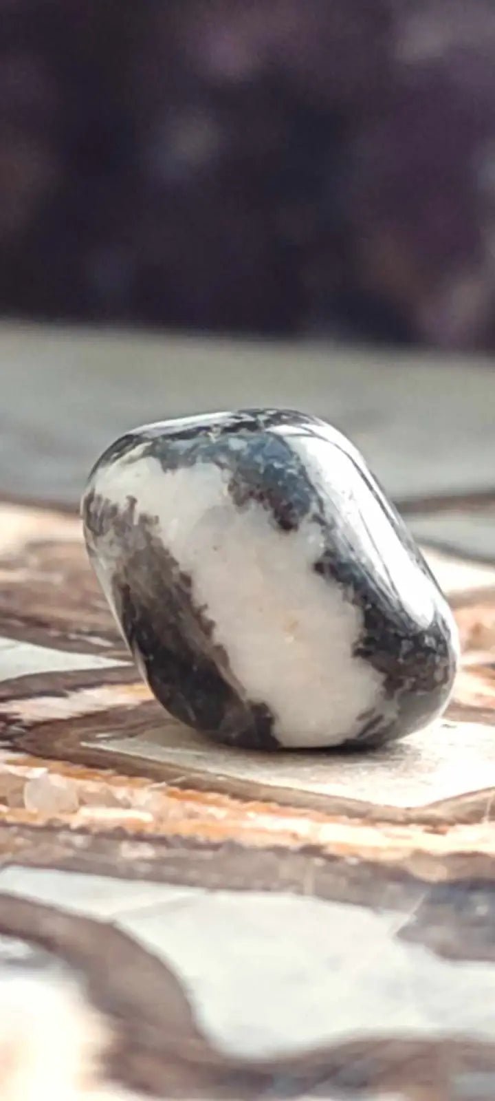 Load image into Gallery viewer, Jaspe zébré du Brésil pierre roulée Grade A++++ Jaspe Zèbre pierre roulée
