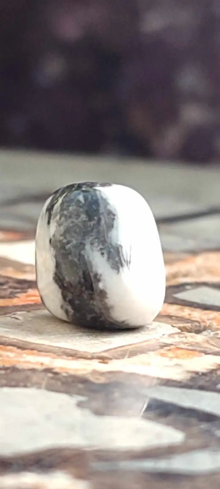 Load image into Gallery viewer, Jaspe zébré du Brésil pierre roulée Grade A++++ Jaspe Zèbre pierre roulée
