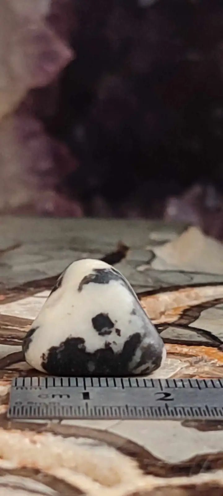 Load image into Gallery viewer, Jaspe zébré du Brésil pierre roulée Grade A++++ Jaspe Zèbre pierre roulée
