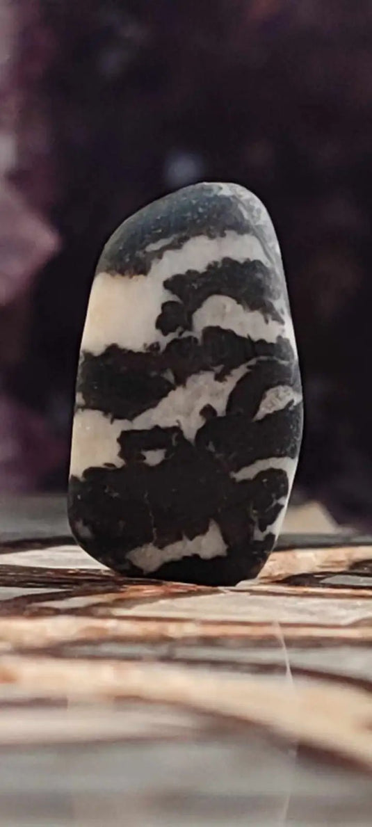 Jaspe zébré du Brésil pierre roulée Grade A++++ Jaspe Zèbre pierre roulée