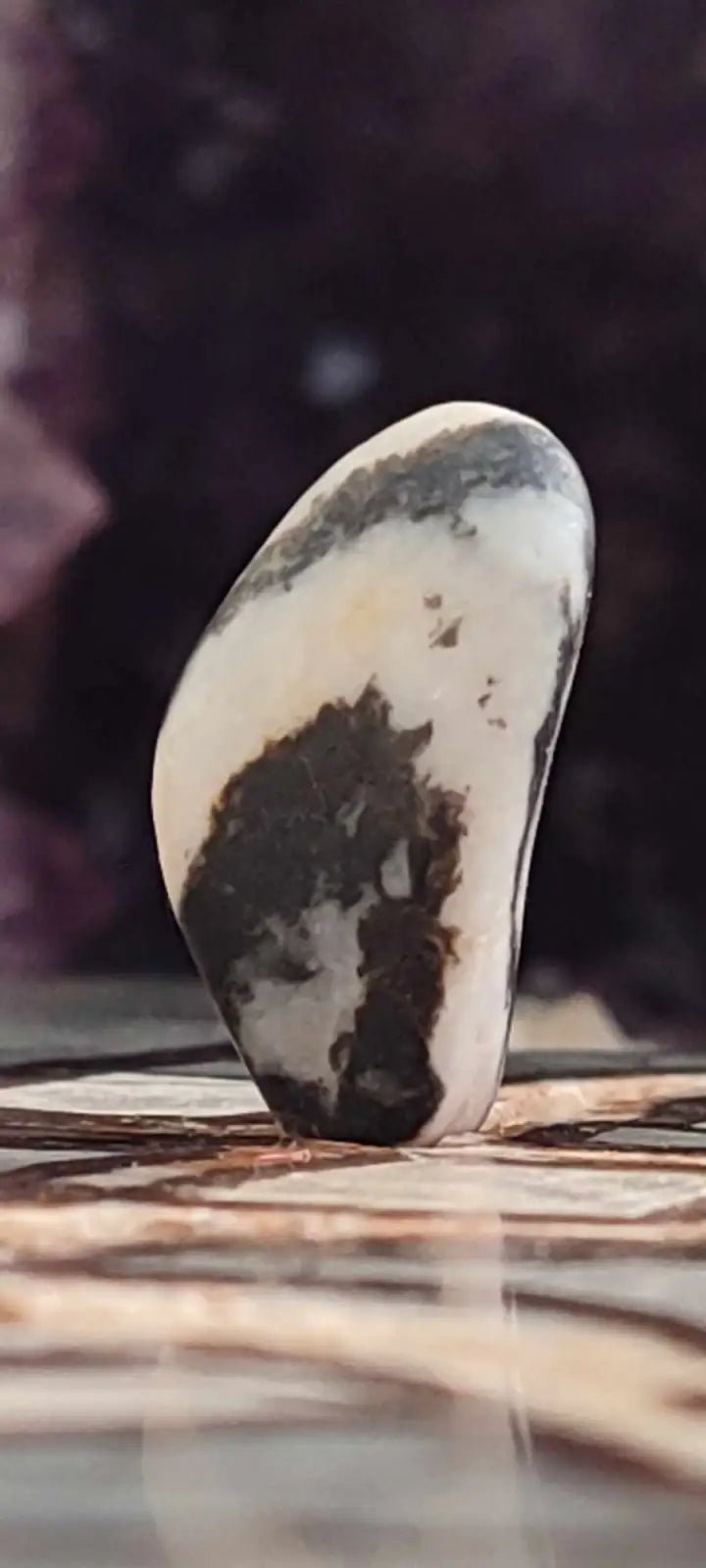 Load image into Gallery viewer, Jaspe zébré du Brésil pierre roulée Grade A++++ Jaspe Zèbre pierre roulée
