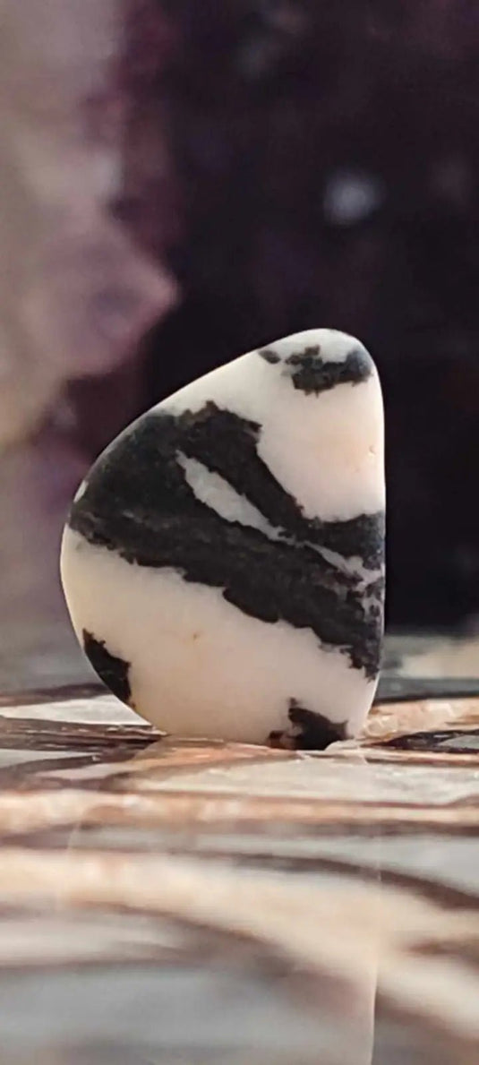 Jaspe zébré du Brésil pierre roulée Grade A++++ Jaspe Zèbre pierre roulée