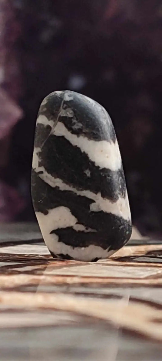 Jaspe zébré du Brésil pierre roulée Grade A++++ Jaspe Zèbre pierre roulée