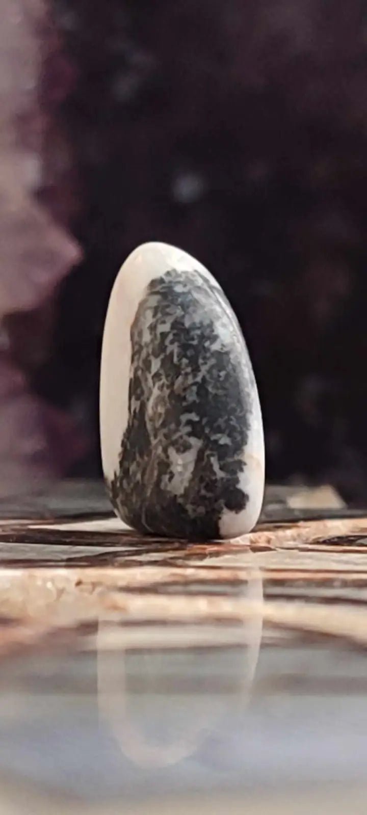 Load image into Gallery viewer, Jaspe zébré du Brésil pierre roulée Grade A++++ Jaspe Zèbre pierre roulée
