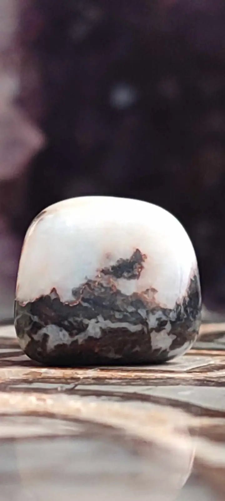 Load image into Gallery viewer, Jaspe Zébré du Brésil pierre roulée Grade A++++ Jaspe Zèbre pierre roulée
