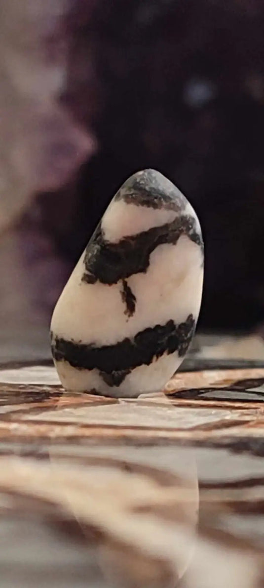 Jaspe zébré du Brésil pierre roulée Grade A++++ Jaspe Zèbre pierre roulée