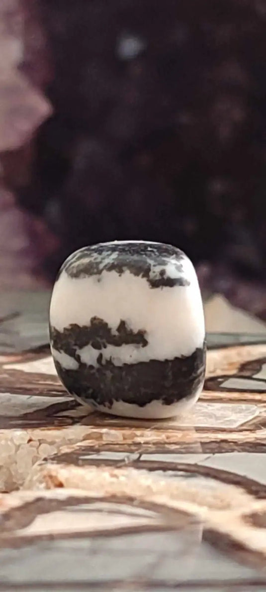 Jaspe zébré du Brésil pierre roulée Grade A++++ Jaspe Zèbre pierre roulée