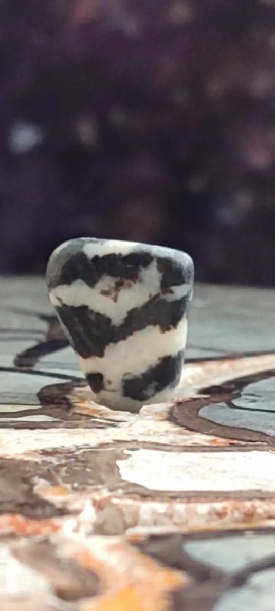 Jaspe zébré du Brésil pierre roulée Grade A++++ Jaspe Zèbre pierre roulée