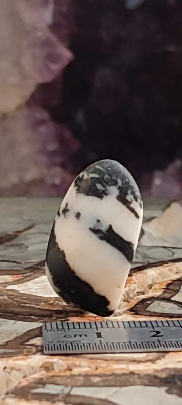 Load image into Gallery viewer, Jaspe zébré du Brésil pierre roulée Grade A++++ Jaspe Zèbre pierre roulée
