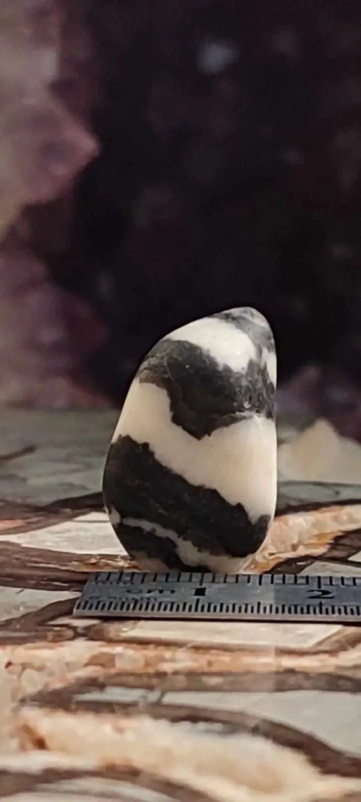 Load image into Gallery viewer, Jaspe zébré du Brésil pierre roulée Grade A++++ Jaspe Zèbre pierre roulée
