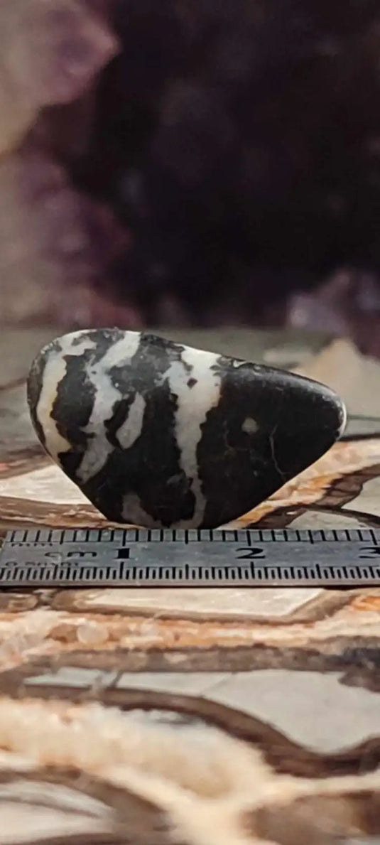 Jaspe zébré du Brésil pierre roulée Grade A++++ Jaspe Zèbre pierre roulée