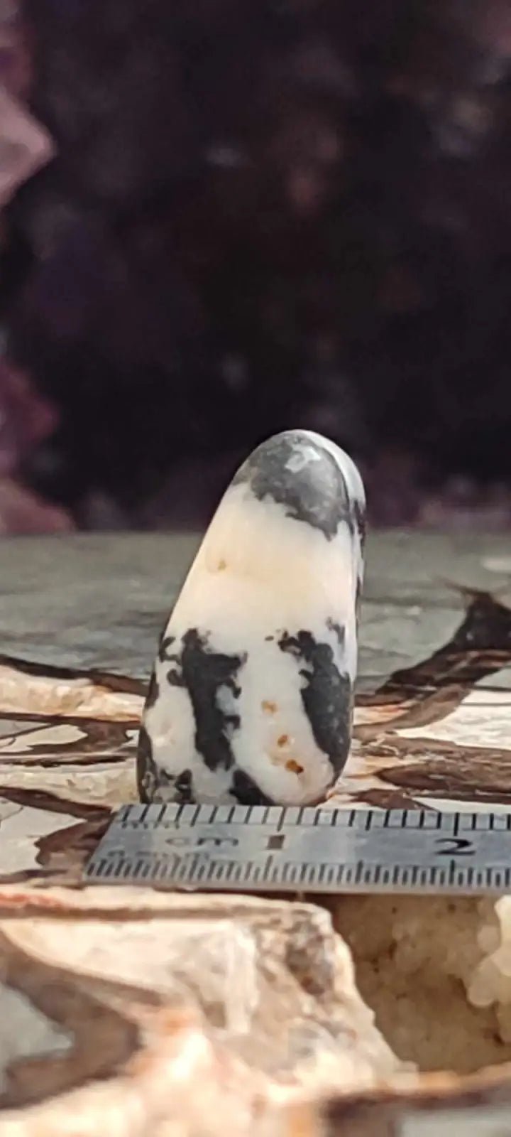 Load image into Gallery viewer, Jaspe zébré du Brésil pierre roulée Grade A++++ Jaspe Zèbre pierre roulée
