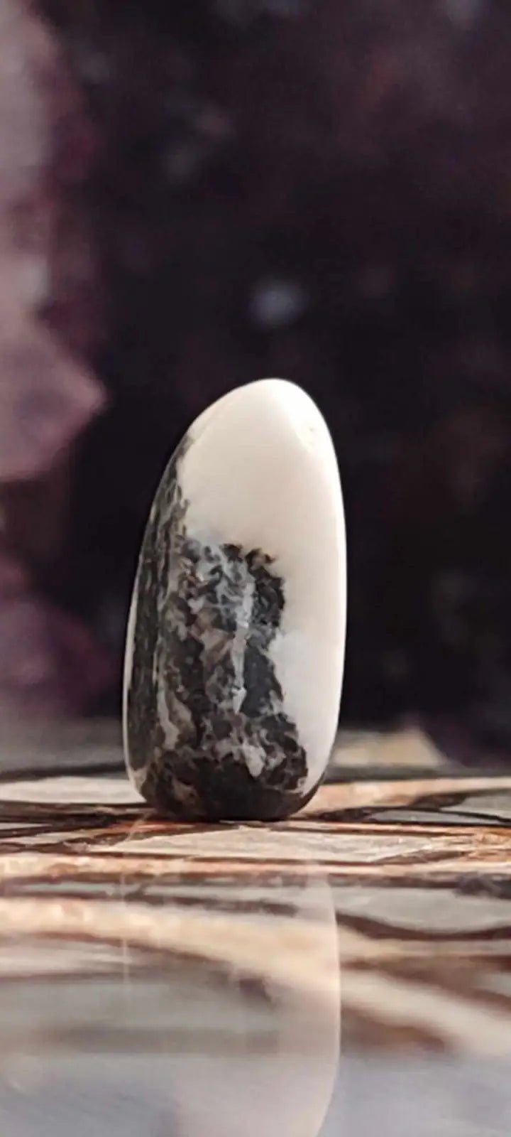 Load image into Gallery viewer, Jaspe zébré du Brésil pierre roulée Grade A++++ Jaspe Zèbre pierre roulée
