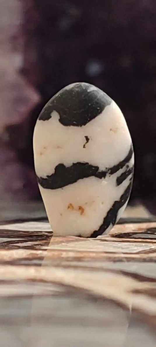 Jaspe zébré du Brésil pierre roulée Grade A++++ Jaspe Zèbre pierre roulée